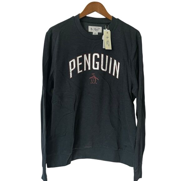 Original Penguin,Munsingwear Brand Logo Crew Neck Sweatshirt ,DARK SAPPHIRe Sm - Picture 1 of 3
